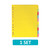 CW Office Elba A4 Xtra Wide 10 Part Card Dividers, colorful multi-tab filing dividers for organizing documents.
