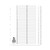 CW Office Q-Connect A4 1-50 Mylar Index PK10, white plastic index dividers with numbered tabs from 1 to 50 for organization.