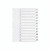 Q-Connect Index 1-12 Brd Reinf White