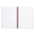 CW Office Wbnd Notebook Rld 160PG A5 Red PK5, opened red spiral-bound notebook with lined pages for note-taking.
