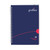 CW Office Graffico By 5 Star PP A5 Notepad, blue polypropylene notebook with spiral binding and a stylish cover design.
