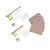 CW Office Q Connect Guidecards 5X3 A-Z Bf PK25, set of alphabet guide cards with tabs for organizing and quick reference, featuring 25 tabs with alphabet labels and blank cards for customization.