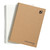 CW Office Wbnd Notebook Rld RCYC A4 Buf PK5, recycled A4 notebooks with ruled pages and spiral binding.