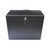 CW Office Cathedral A4 File Box Black A4BK, a black secure file storage box with a lock and key, designed for organizing and protecting A4-sized documents in office or home settings.