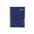 CW Office Graffico By 5 Star H/C A6 Notebook, navy blue wirebound notebook with the Graffico logo on cover and red and white accents.