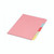 A4 Manilla Divider 5-PART Pink
