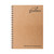 CW Office Graffico By 5 Star PP A4 Notepad P10, a brown recycled paper notepad with spiral binding and the Graffico logo on the cover.