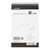 CW Office Sprl Shand Notebook Rld BLK/WHT PK5, spiral bound multiple black and white notebooks with star design on front cover.