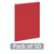 Exr Book 8MM Lined 80P A4+ Red PK50