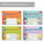 Product CW Office Learn To Write Pcil Control Bk PK100, colorful children's practice books for learning handwriting, featuring various letter and number exercises with illustrations of children.