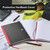 Black N Red Hb Ruled Notebook A4 PK5
