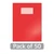 CW Office Oxford Exr Bk 8MM Lined A4+ Red PK50, red lined A4+ size notebook with label on cover, pack of 50 notebooks.