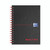 Product CW Office Black N Red Hb Wire Rule Ntbk A6 PK5, black hardcover notebook with red wire binding and Oxford logo on the cover.