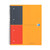 CW Office Oxford Inter Wb Hb Classic Notebk A4, a colorful spiral-bound notebook with a modern design featuring orange, black, and red covers and the Oxford logo on the front.