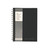 CW Office Pukkapad A5 Wirebound Manuscript, black wirebound manuscript notebook with perforated pages and high-quality white paper