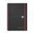 Black N Red PP Elast Notebook A5 PK5