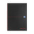 CW Office Black N Red Hb Wire A-Z Ntbk A4 PK5, a black spiral-bound notebook with red and silver wire binding and a small Oxford logo at the bottom right corner.