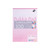 CW Office Pukka Pad A4 Refill Pad Rose PK6, pink-colored notepad with dotted pages and 100 pages of premium color-lined paper.