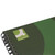 Product CW Office Qconnect Wbound A5 Hback Recy Bk PK3, green recycling notebook with spiral binding and Q-Connect logo on the cover.
