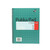 CW Office Pukka A4 Met Jotta Notebook JM018SQ PK3, teal spiral-bound notebook with squared pages and a dotted design on the cover.