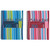 CW Office Pukka Stpes Jotta NBK A4 Blue Pack of 3, colorful striped spiral-bound notebooks with 200 pages each.