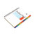 CW Office Pukka Pad Vocabulary Book B5, spiral-bound vocabulary notebook with colorful indexing tabs on the side.