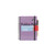 CW Office Pukka Exec Ruled Project Book A5 PK3, purple spiral-bound notebook with elastic band and tab dividers for planning and organization.