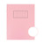 CW Office Silvine 9X7 Exer Books 80P 75G PK10, pink exercise book with lined pages and a rectangular label on the cover.