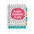 CW Office Pukka Planet Project Book B5 ASS PK2, colorful spiral-bound project planner with tabs and a vibrant cover design featuring the phrase 'Planet Changing Plans' and black triangular patterns.