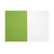 CW Office Rhino A4 Ex Book PLAIN/15MM GRN PK50, green and white lined exercise book with a plain cover, 15mm ruled lines, for school or professional use.