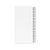 CW Office Silvine Luxpad W/B Thing To Do 120PP, white spiral bound notebook with blank pages.