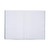 CW Office Rhino Exbook 80P F8M A4+ Dkgrn PK50, an open writing notebook with lined pages and a green hardcover.