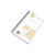 CW Office Q-Connect Tel Message Book Self Stick, a spiral-bound telephone message book with self-adhesive notes for recording 320 messages.
