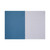 CW Office Exercise Book A4+ 8MM Rld Lblu PK50, blue cover with lined pages, ideal for note-taking and writing tasks.