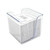 CW Office 5 Star Memo Cube Notepad Holder, transparent plastic holder with memo cube inside