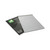 CW Office Q-Connect Ruled Refill Pad A4 PK10, white ruled notepad with lines for note-taking, laying on top of its packaging.