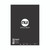 Educ A4 Stretch Book Black 2X25 PK50
