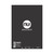 Product CW Office Educ A4 Stretch Book Black 2X25 PK50, black A4-sized stretchable notebook with 50 pages, ideal for educational and office use.