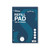 CW Office Silvine Square 5MM Refill Pad A4 PK6, blue cover with 160 A4 pages and perforated easy-tear design.