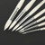 White Round Paint Brush WHT Hdl PK60
