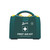 CW Office 2Work Eco 50P HSE First Aid Kit/Box, Green portable medical emergency first aid kit with handle and white cross icon.