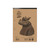 CW Office Rhino Recycle Refill Pad 160P A4 PK5, brown recycled refill pad with a rhino illustration on the cover.