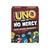 CW Office Mattel Uno Show Em No Mercy Game, a card game box with bold red, black, and colorful graphics, featuring playful text and game icons.