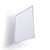 CW Office Durable Adhesive Aisle Sign 149MM P10, white plastic aisle marker sign for office or warehouse navigation.