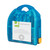 CW Office Q-Connect 20 Person First Aid Kit, blue portable first aid kit with a handle and a white label on the front.