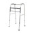CW Office Aidapt Folding Walking Frame, lightweight silver and black portable mobility aid with adjustable height legs and grip handles.