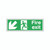 Fire Exit Man Arw D/Lft S/A 150X450
