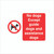 No Dogs Except Guide/Assist Dog Sign