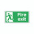 Fire Exit Left 150X300MM S/A E96A/S