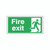 Fire Exit Right 150X300MM S/A E98A/S